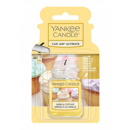 Yankee Candle Vanilla Cupcake Car Jar Ultimate Zapach Samochodowy