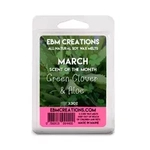 EBM Creations Green Clover & Aloe Wosk Sojowy Zapachowy 90g