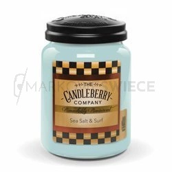 Candleberry Sea Salt & Surf Duża Świeca Zapachowa 640g