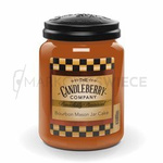 Candleberry Bourbon Mason Duża Świeca Zapachowa 640g