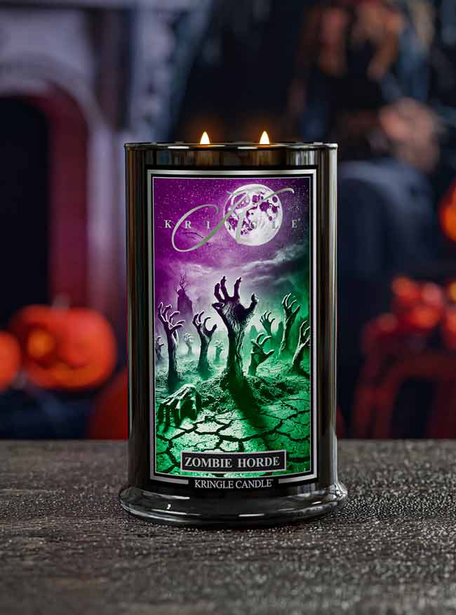 Kringle Candle Zombie Horde Duża Świeca Zapachowa 624g