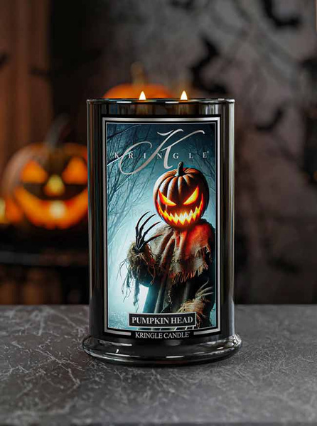 Kringle Candle Pumpkin Head Duża Świeca Zapachowa 624g