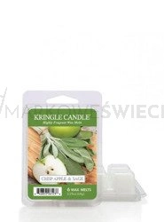 Kringle Candle Crisp Apple & Sage Wosk Zapachowy 64g