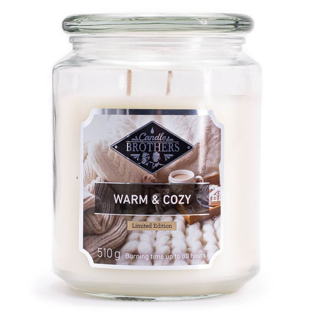 Candle Brothers Warm & Cozy Duża Świeca Zapachowa 510g