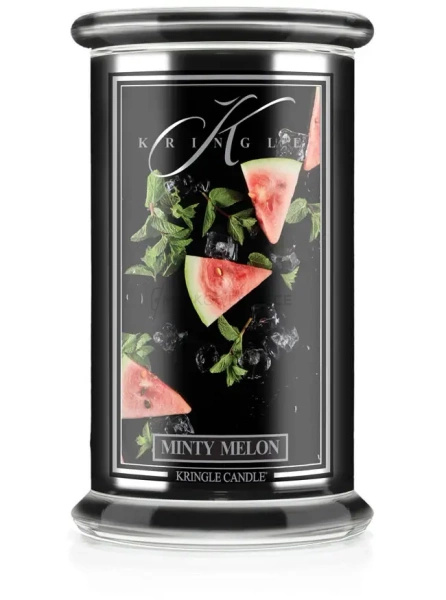 Kringle Candle Reserve Minty Melon Duża Świeca Zapachowa 624g