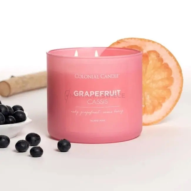 Colonial Candle Grapefruit Cassis Świeca Zapachowa Tumbler 411g