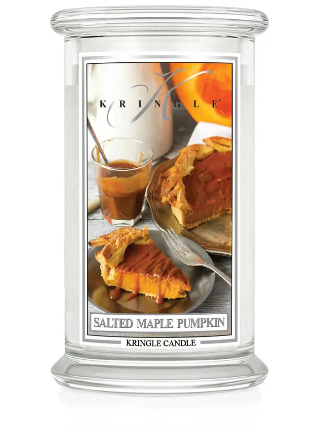 Kringle Candle Salted Maple Pumpkin Duża Świeca Zapachowa 624g