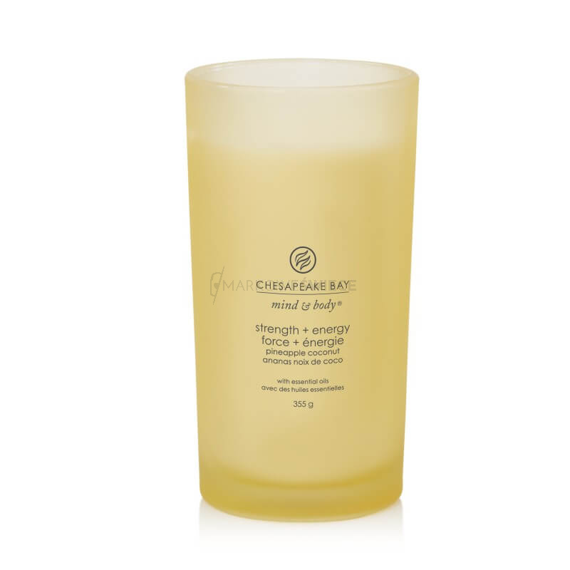 Chesapeake Bay Candle Strenght & Energy - Pineapple Coconut Duża Świeca 355g