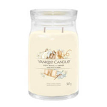 Yankee Candle Soft Wool & Amber Signature Duża Świeca 567g