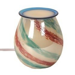 Aromatize Kominek Elektryczny Art Glass Blue