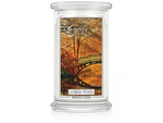 Kringle Candle Amber Wood Duża Świeca Zapachowa 624g