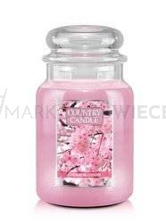Country Candle Cherry Blossom Duża Świeca Zapachowa 652g