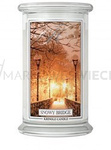 Kringle Candle Snowy Bridge Duża Świeca Zapachowa 624g