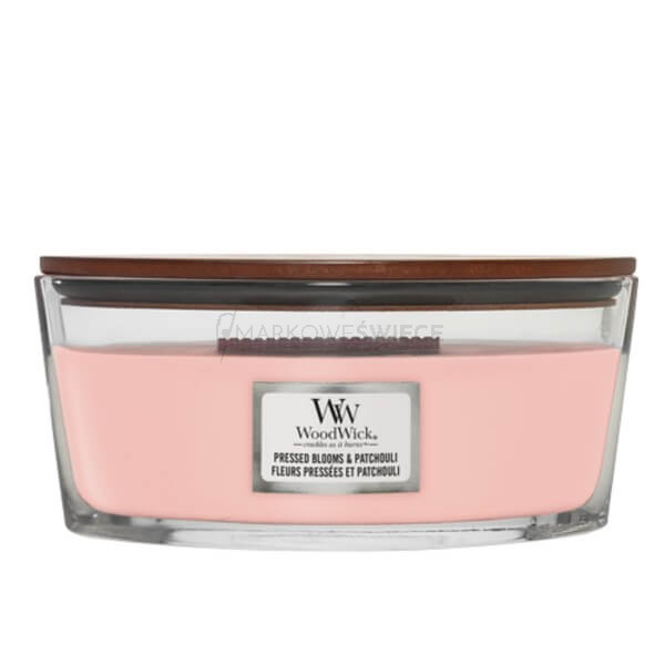 WoodWick Pressed Blooms & Patchouli Świeca Hearthwick 453,5g