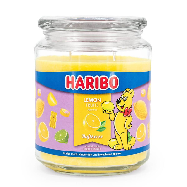 Haribo Lemon Fruits Świeca Zapachowa 510g