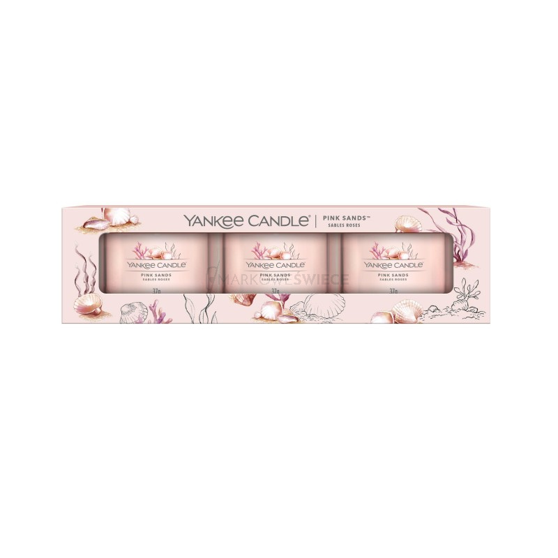 Yankee Candle Pink Sands Mini Świeczki 3x37g