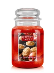 Country Candle Apple Cinnamon Muffin Duża Świeca Zapachowa 652g