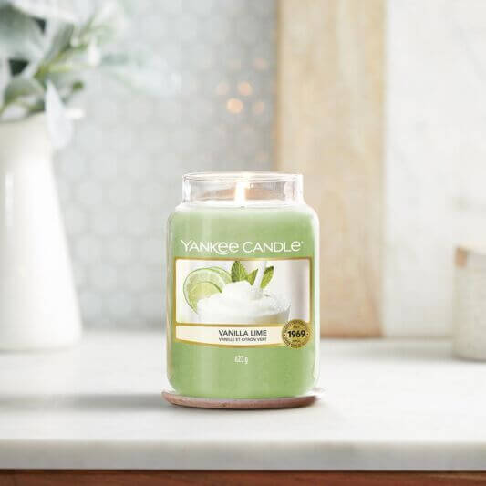 Yankee Candle Vanilla Lime Duża Świeca Zapachowa 623g