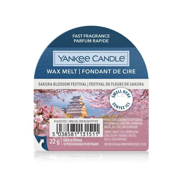 Yankee Candle Sakura Blossom Festival Wosk Zapachowy Pudełko 22g