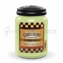 Candleberry Bamboo & Linen Duża Świeca Zapachowa 640g