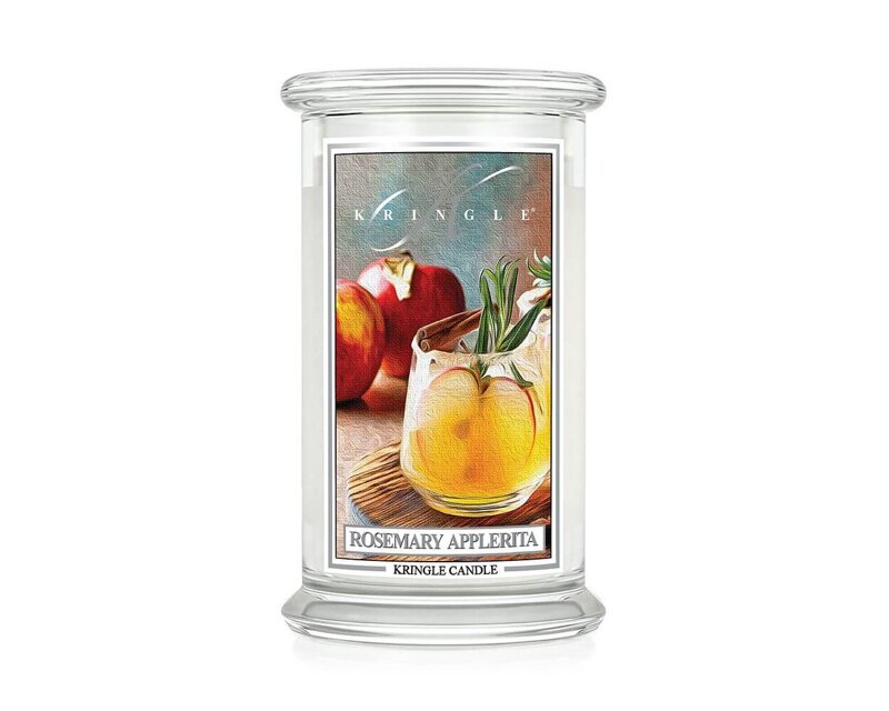 Kringle Candle Rosemary Applerita Duża Świeca Zapachowa 624g