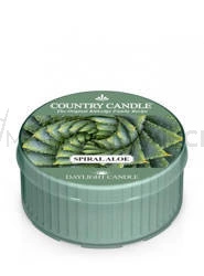 Country Candle Spiral Aloe Świeca Daylight 42g
