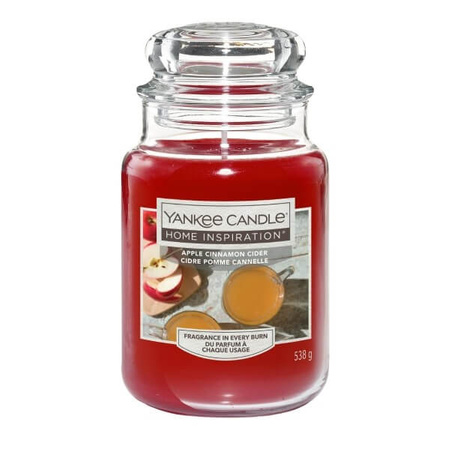 Yankee Candle Apple Cinnamon Cider Duża Świeca Zapachowa 538g