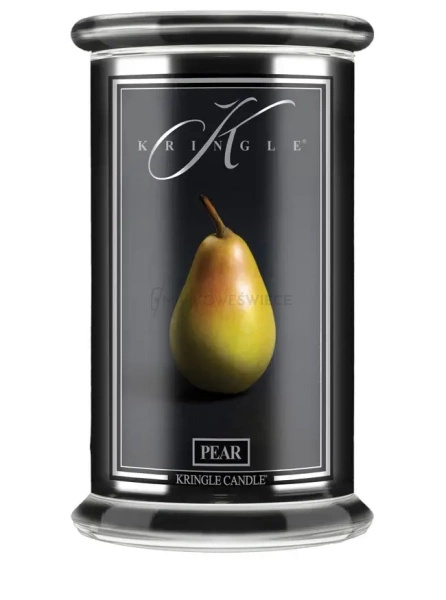 Kringle Candle Reserve Pear Duża Świeca Zapachowa 624g