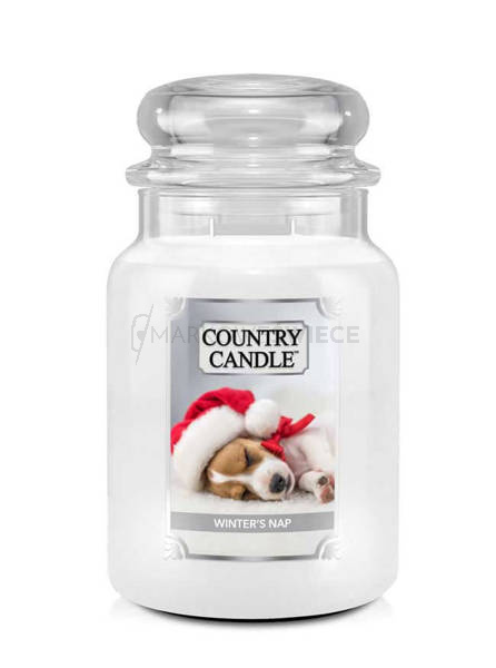 Country Candle Winter's Nap Duża Świeca Zapachowa 652g