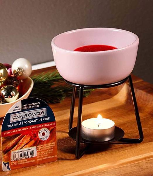 Yankee Candle Sparkling Cinnamon Wosk Zapachowy Pudełko 22g