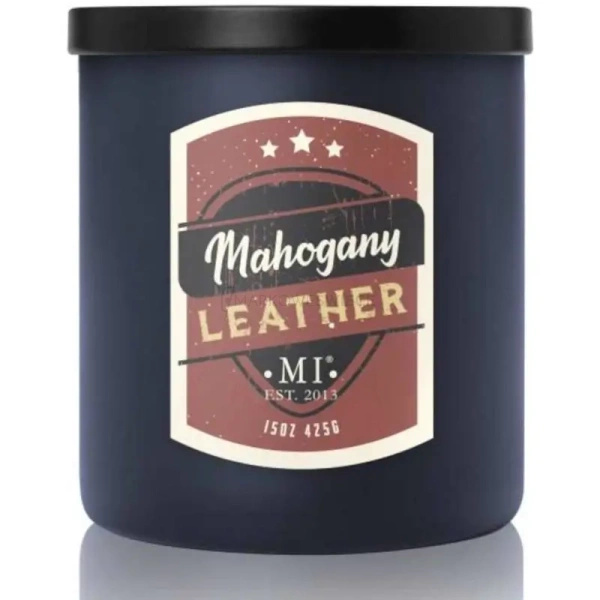 Colonial Candle Mahogany Leather Świeca Zapachowa Tumbler 425g