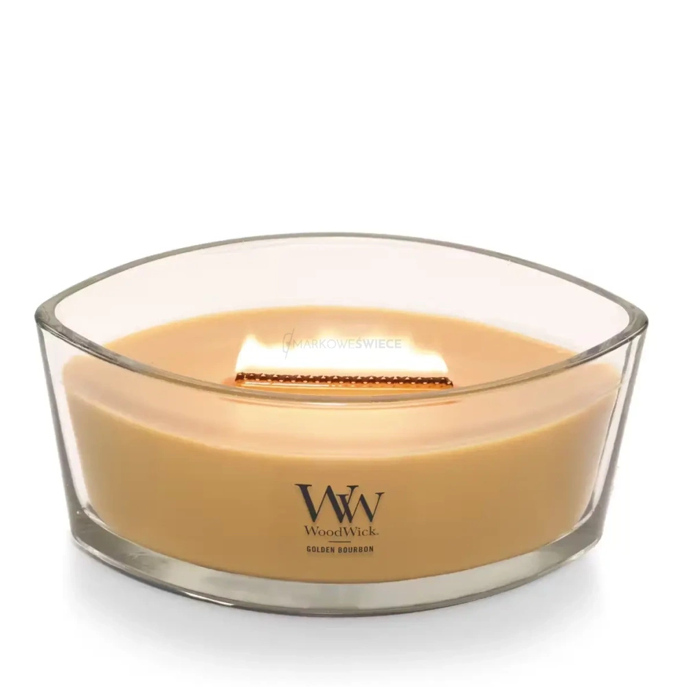 WoodWick Golden Bourbon Świeca Hearthwick 453,5g