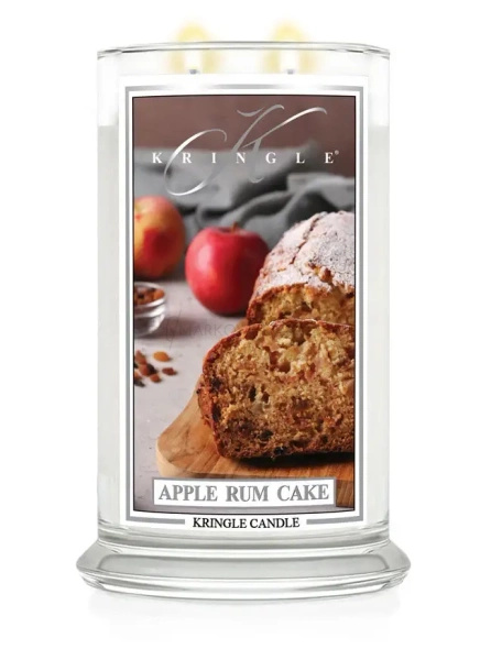 Kringle Candle Apple Rum Cake Duża Świeca Zapachowa 624g