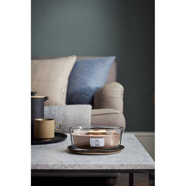 WoodWick Cashmere Świeca Hearthwick 453,5g