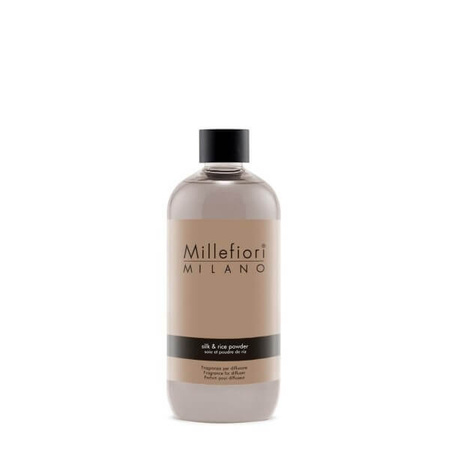 Millefiori Milano Natural Silk & Rice Powder uzupełniacz do pałeczek zapachowych 500 ml