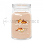 Yankee Candle Pumpkin Maple Crème Caramel Signature Duża Świeca 567g