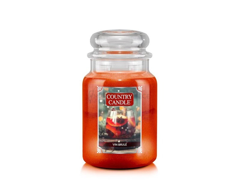 Country Candle Vin Brule Duża Świeca Zapachowa 652g