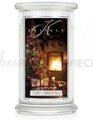 Kringle Candle Cozy Christmas Duża Świeca Zapachowa 624g
