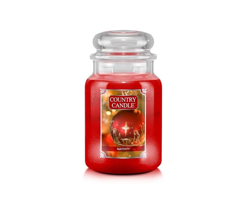 Country Candle Nativity Duża Świeca Zapachowa 652g