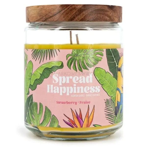 Minions Spread Happiness Duża Świeca Zapachowa 510g