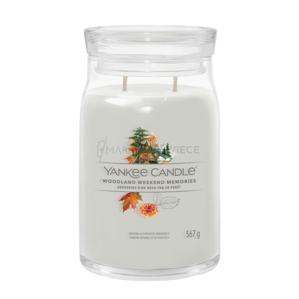 Yankee Candle Woodland Weekend Memories Signature Duża Świeca 567g