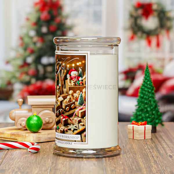 Kringle Candle Santa's Workshop Duża Świeca Zapachowa 624g