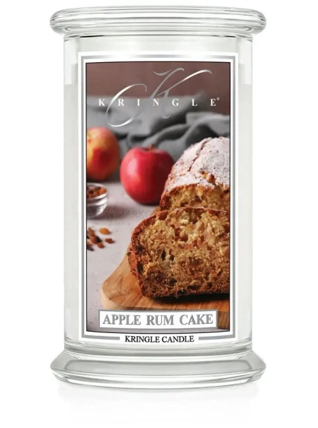 Kringle Candle Apple Rum Cake Duża Świeca Zapachowa 624g
