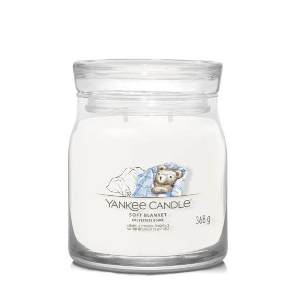 Yankee Candle Soft Blanket Signature Średnia Świeca Zapachowa 368g