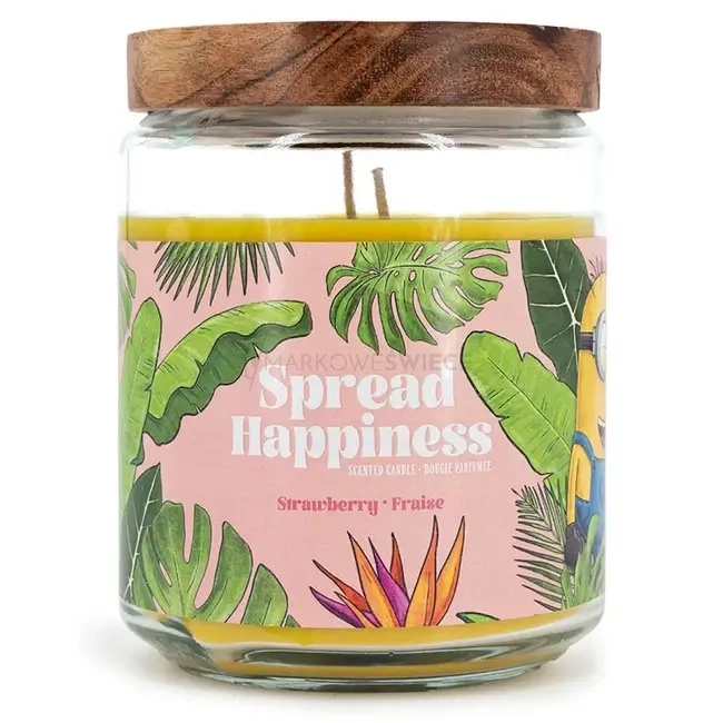 Minions Spread Happiness Duża Świeca Zapachowa 510g