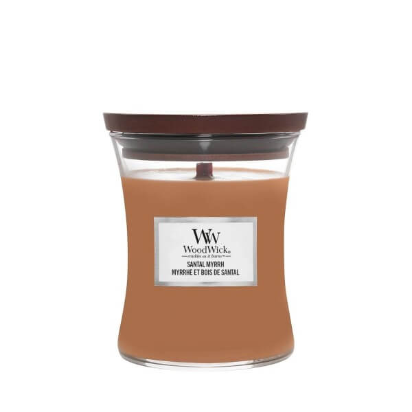 WoodWick Santal Myrrh Średnia Świeca 275g