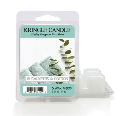 Kringle Candle Eucalyptus & Cotton Wosk Zapachowy 64g