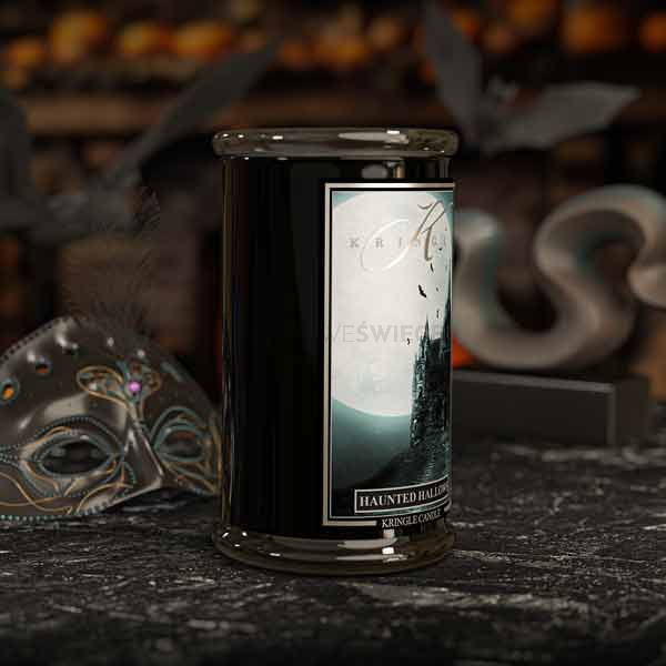 Kringle Candle Haunted Hallows Duża Świeca Zapachowa 624g