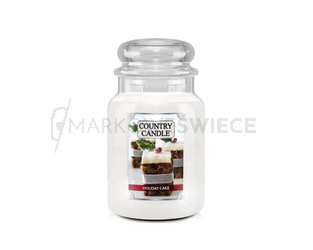 Country Candle Holiday Cake Duża Świeca Zapachowa 652g