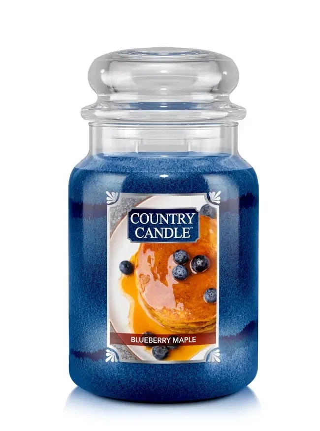 Country Candle Blueberry Maple Duża Świeca Zapachowa 652g